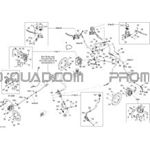 Freins pour Can-am Toutes les cylindrées 2012 Renagade 500EFI STD