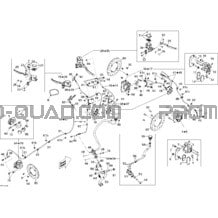 Freins Europe pour Can-am Toutes les cylindrées 2012 Renagade 500EFI STD