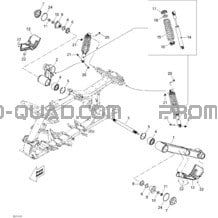 Suspension Arrière pour Can-am Toutes les cylindrées 2012 Renagade 500EFI STD