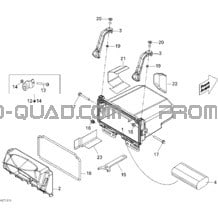 Boîte De Rangement Arrière pour Can-am Toutes les cylindrées 2012 Renagade 500EFI STD