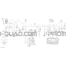 Câblage Principal Except Europe pour Can-am Toutes les cylindrées 2012 Renagade 500EFI STD