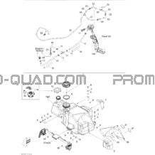 Système Alimentation pour Can-am Toutes les cylindrées 2012 Renegade STD