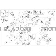 Freins Hydraulique Europe pour Can-am Toutes les cylindrées 2012 Renegade STD