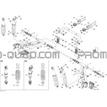 Suspension Arrière pour Can-am Toutes les cylindrées 2012 Renegade STD