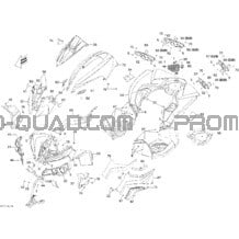 Carrosserie Et Accessoires 2 pour Can-am Toutes les cylindrées 2012 Renegade STD