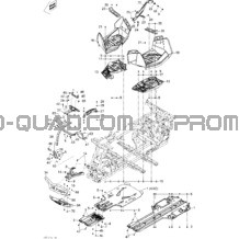 Carrosserie Et Accessoires 1 pour Can-am Toutes les cylindrées 2012 Renegade STD