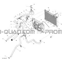 Système Refroidissement pour Can-am Toutes les cylindrées 2012 Commander LTD