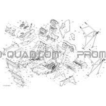 Habitacle pour Can-am Toutes les cylindrées 2012 Commander LTD