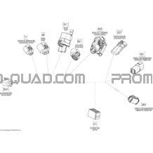 Câblage Électrique Air Compressor pour Can-am Toutes les cylindrées 2012 Commander LTD