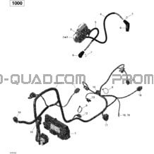 Câblage Moteur Et Module Électronique pour Can-am Toutes les cylindrées 2012 Commander LTD