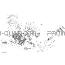 Moteur pour Can-am Toutes les cylindrées 2012 Commander STD