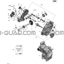 Boîte De Vitesses 1_(Type 684784) (Type 684786) pour Can-am Toutes les cylindrées 2012 Commander STD