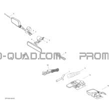 Mirroirs Et Outils pour Can-am Toutes les cylindrées 2012 Commander STD