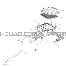 Admission Air pour Can-am Toutes les cylindrées 2012 Commander STD