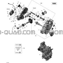 Boîte De Vitesses 1_(Type 684784) (Type 684786) pour Can-am Toutes les cylindrées 2012 Commander STD