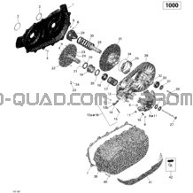 Poulie Menée pour Can-am Toutes les cylindrées 2012 Commander STD