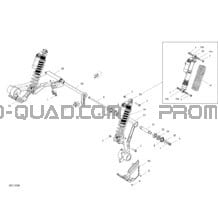 Suspension Arrière X Model pour Can-am Toutes les cylindrées 2012 Commander STD