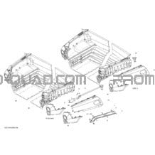 Boîte De Rangement Arrière Body pour Can-am Toutes les cylindrées 2012 Commander STD