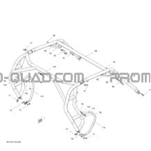 Châssis Safety Cage pour Can-am Toutes les cylindrées 2012 Commander STD