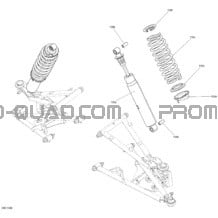 Suspension Avant pour Can-am Toutes les cylindrées 2013 Commander (Electric 9Kw) STD
