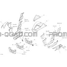 Carrosserie Et Accessoires pour Can-am Toutes les cylindrées 2013 Commander (Electric 9Kw) STD