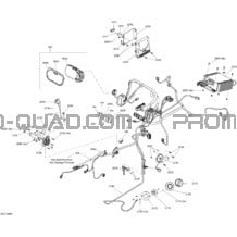 Système Électrique 2 pour Can-am Toutes les cylindrées 2013 Commander (Electric 9Kw) STD