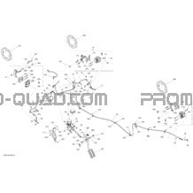 Freins pour Can-am Toutes les cylindrées 2013 Commander LTD 1000