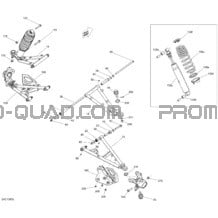 Suspension Avant Europe pour Can-am Toutes les cylindrées 2013 Commander LTD 1000