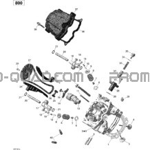 Culasse pour Can-am Toutes les cylindrées 2013 Commander STD