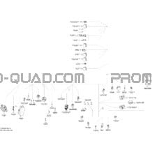 Câblage Électrique STD pour Can-am Toutes les cylindrées 2013 Commander STD