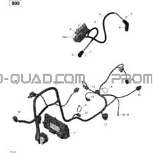 Câblage Moteur Et Module Électronique pour Can-am Toutes les cylindrées 2013 Commander STD