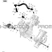 Refroidissement Moteur pour Can-am Toutes les cylindrées 2013 Commander STD