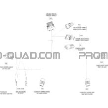 Câblage Électrique Rear pour Can-am Toutes les cylindrées 2013 Commander STD