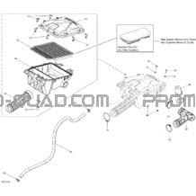 Admission Air pour Can-am Toutes les cylindrées 2013 Maverick 1000