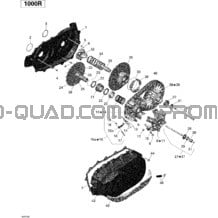 Poulie Menée pour Can-am Toutes les cylindrées 2013 Maverick 1000