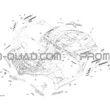 Décalques pour Can-am Toutes les cylindrées 2013 Maverick 1000