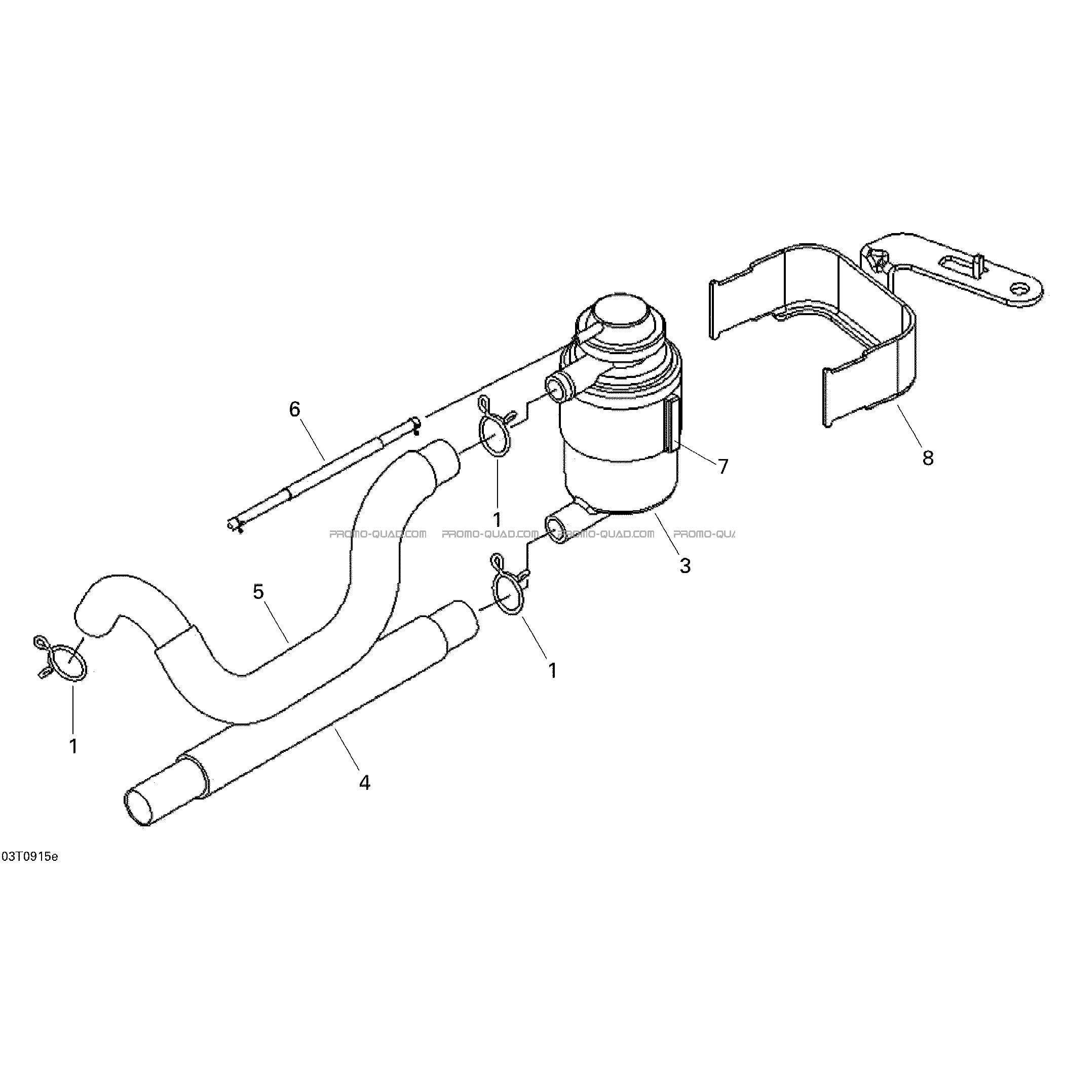 Système Injection Air  Can-am  2013 Toutes les cylindrées  Original parts OEMSystème Injection Air  Can-am  2013 Toutes les cylindrées  Original parts OEM