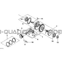 Vilebrequin Et Pistons pour Can-am Toutes les cylindrées 2013 DS 250 NA