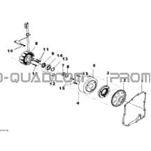 Magnéto pour Can-am Toutes les cylindrées 2013 DS 250 NA