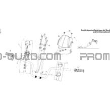 Guidon North America pour Can-am Toutes les cylindrées 2013 DS 250 NA