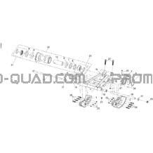 Bras Oscillant Arrière pour Can-am Toutes les cylindrées 2013 DS 250 NA