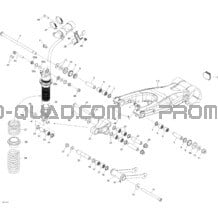Suspension Arrière Xmx pour Can-am Toutes les cylindrées 2013 DS 450EFI Xmx