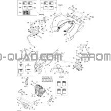 Carrosserie Et Accessoires 1 pour Can-am Toutes les cylindrées 2013 DS 450EFI Xmx