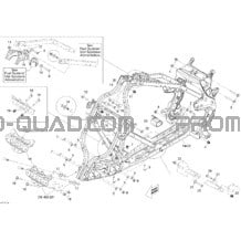 Châssis pour Can-am Toutes les cylindrées 2013 DS 450EFI Xmx