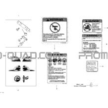 Accessoires Et Décalques pour Can-am Toutes les cylindrées 2013 DS 70