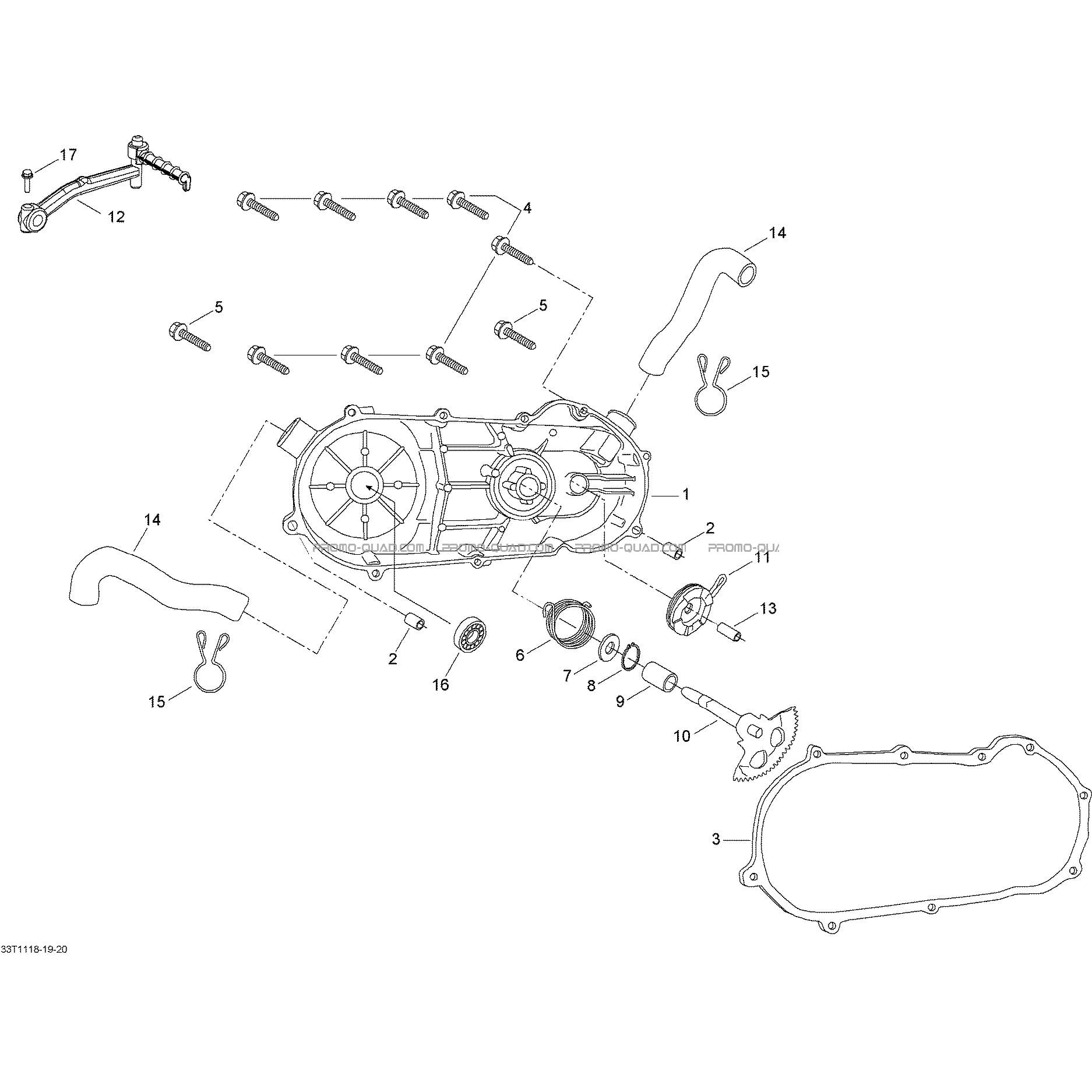 Couvercle CVC Et Pédale De Démarrage  Can-am  2013 Toutes les cylindrées  pièces OEMCouvercle CVC Et Pédale De Démarrage  Can-am  2013 Toutes les cylindrées  pièces OEM