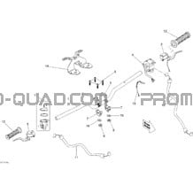 Guidon pour Can-am Toutes les cylindrées 2013 DS 90 X