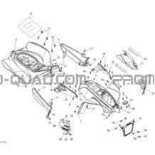 Carrosserie Et Accessoires pour Can-am Toutes les cylindrées 2013 DS 90 X
