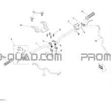 Guidon pour Can-am Toutes les cylindrées 2013 DS 90
