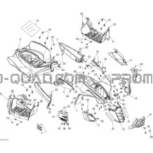 Carrosserie Et Accessoires pour Can-am Toutes les cylindrées 2013 DS 90